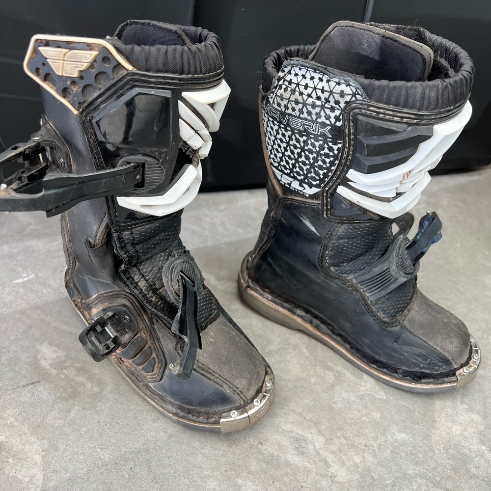Fly Racing Mini Maverik Motocross Boots size 10